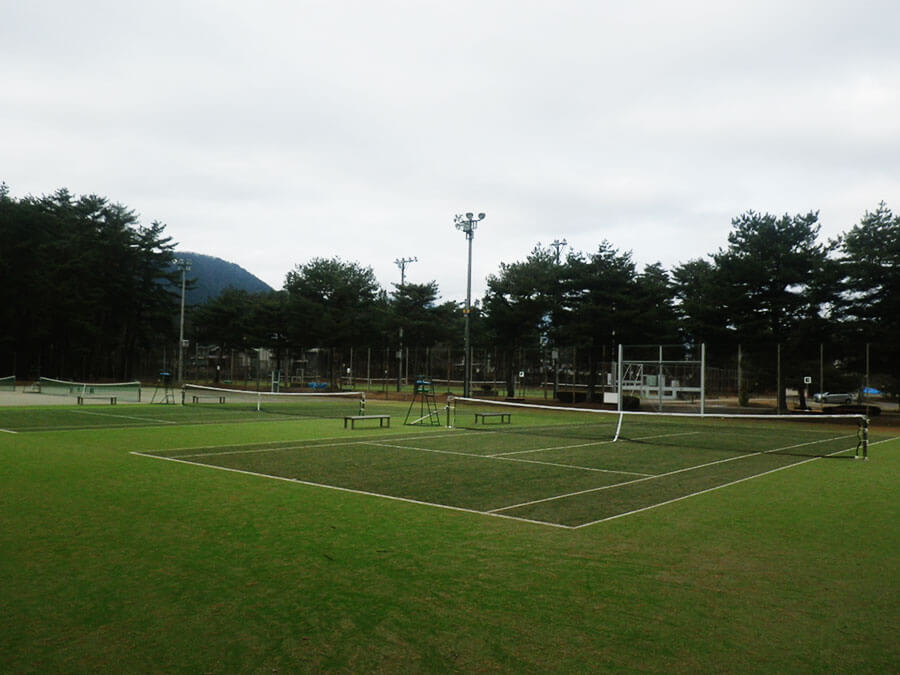 運動公園テ二スコート改修工事イメージ